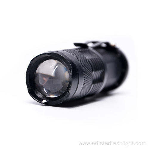 3 Modes adjustable Zoomable Tactical LED mini Flashlight